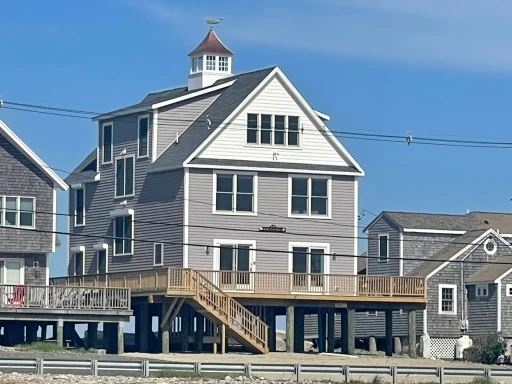 House elevation project in Marshfield, MA