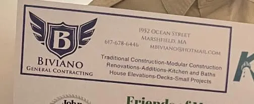 Biviano General Contracting team with the local community
