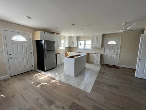 Finished kitchen interior