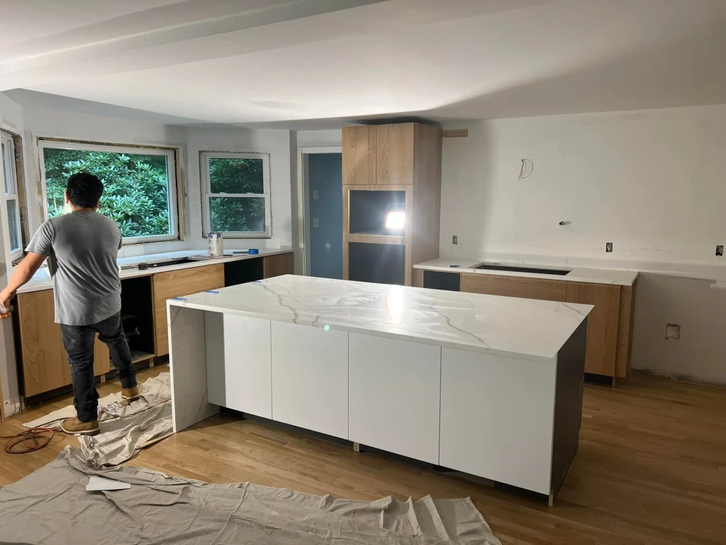 Finished living space addition