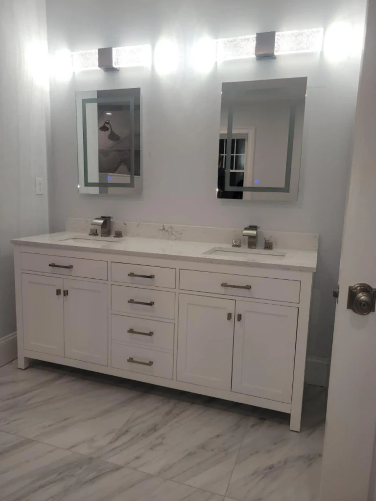 Completed interior remodel by Biviano